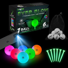 Upgraded Glow in the Dark Golf Balls - Super Bright Light up LED Golf Ball - ...
