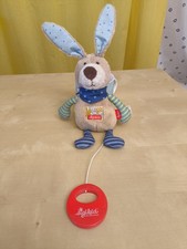 SIGIKID Spieluhr Hase Weißt Du wie viel Sterne.. blau beige blaues Halstuch 