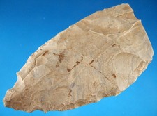 Very Fine Authentic Red Ocher Blade Jefferson Co KY with SCA COA Arrowheads