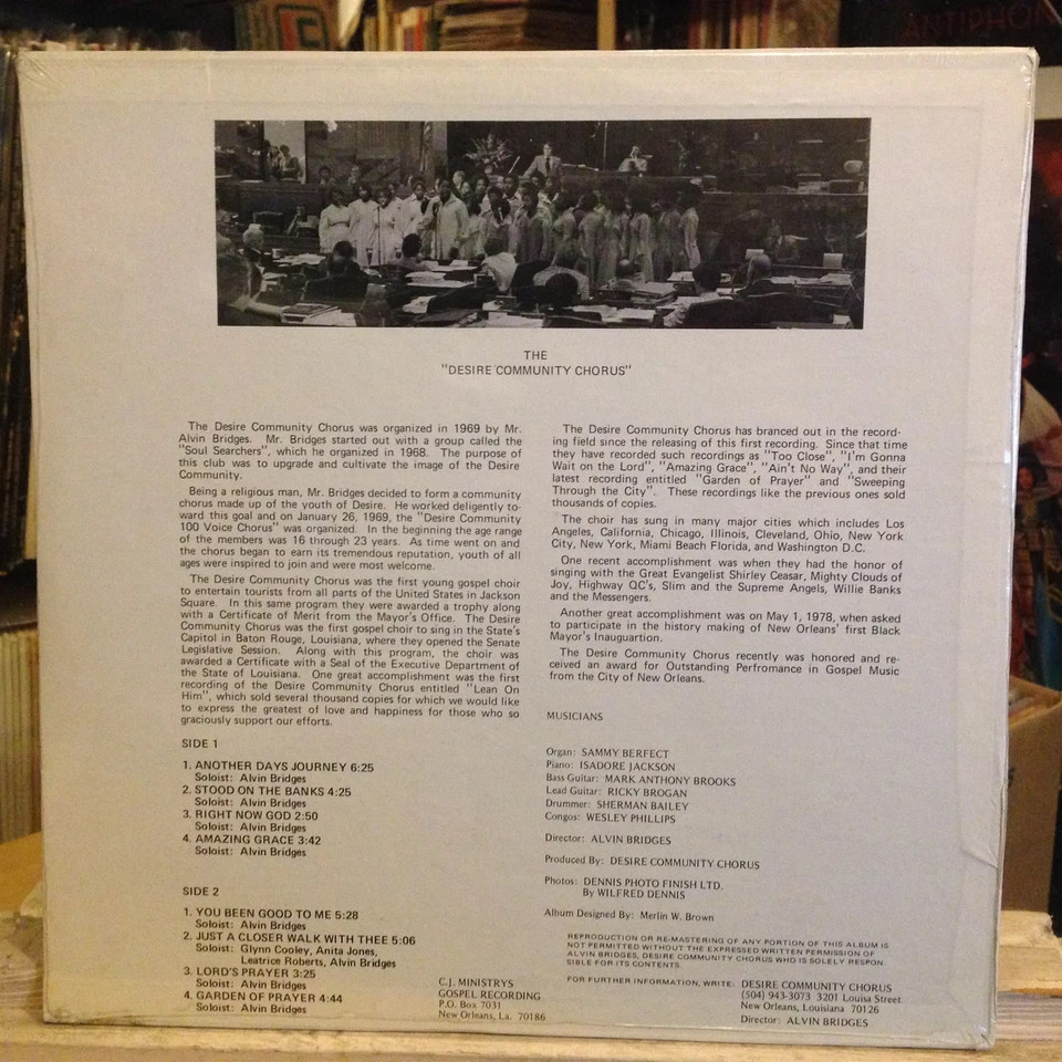 [SOUL/GOSPEL]~SEALED LP~ALVIN BRIDGES~DESIRE COMMUNITY~Another Days Journey~ Foto 2 de 3