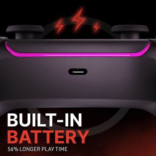 Black/Red Smart Rapid Fire Custom Modded Controller compatible with PS5 FPS - Picture 3 of 7