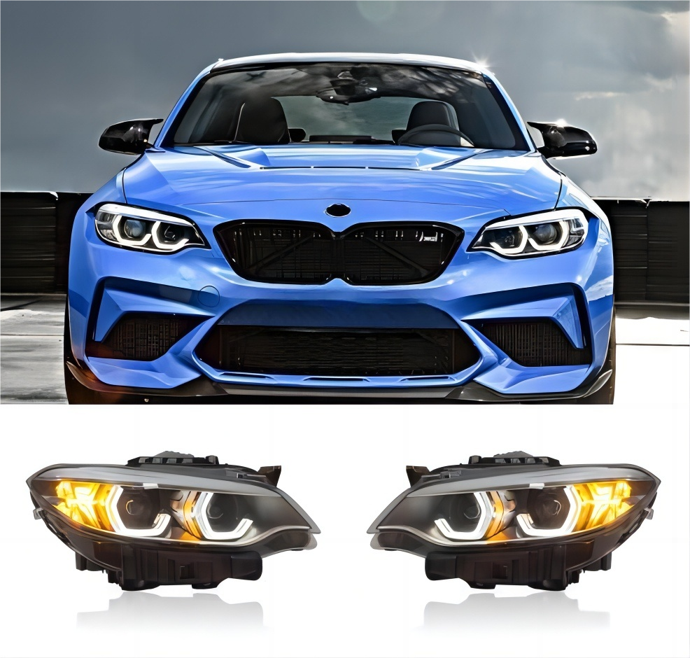 2014-2019 BMW 228i 230i 235i F22 LED Headlight Assembly (Modified