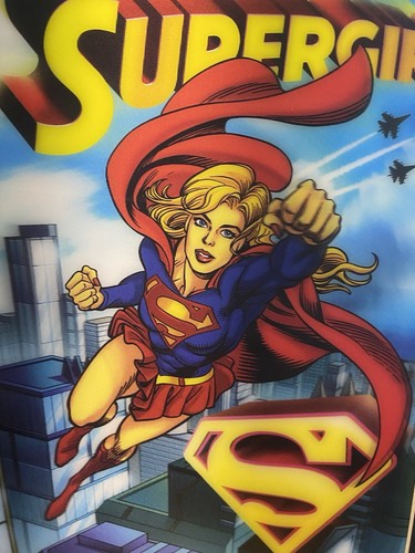 NEW IN PKG DC Comics Supergirl Sonic Boom Matted 3D Art 14.25" X 11" Lenticular - Picture 4 of 5