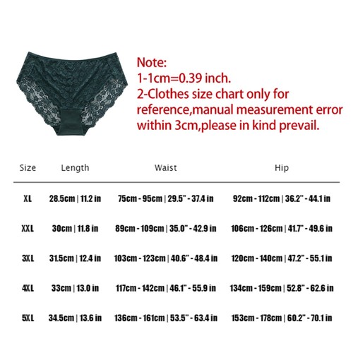 Womens Sexy Lace Panties Knickers Lingerie Seamless Underwear Briefs Plus Size - Picture 2 of 22
