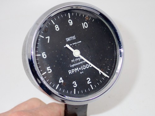 Vintage Smiths 10,000 RPM Chronometric Tachometer 10K Motorcycle Tach RC1313/00 - Picture 4 of 20
