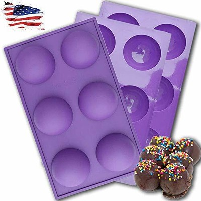 Half Ball Sphere Silicone Cake Molde Muffin Chocolate Hot Chocolate Half Ball Sphere Silicone Cake Molde Muffin Chocolate Hot Chocolate