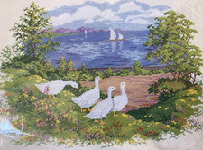 Cross Stitch by The Creative Circle 1663 Ducks 1987 Vintage Brand New Sealed