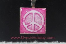 Life Tiles Pendant By Demdaco Made In USA 'Peace Symbol' NEW In Package
