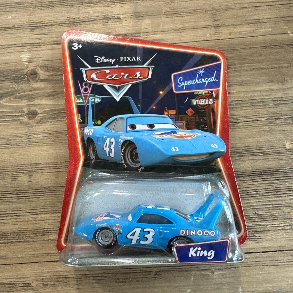 Mattel Disney Pixar Cars Supercharged Blue King Dinoco 2007 | eBay