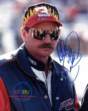 DALE EARNHARDT SR. Autographed Reprint, Fridge Magnet, or Glossy Decal    C201