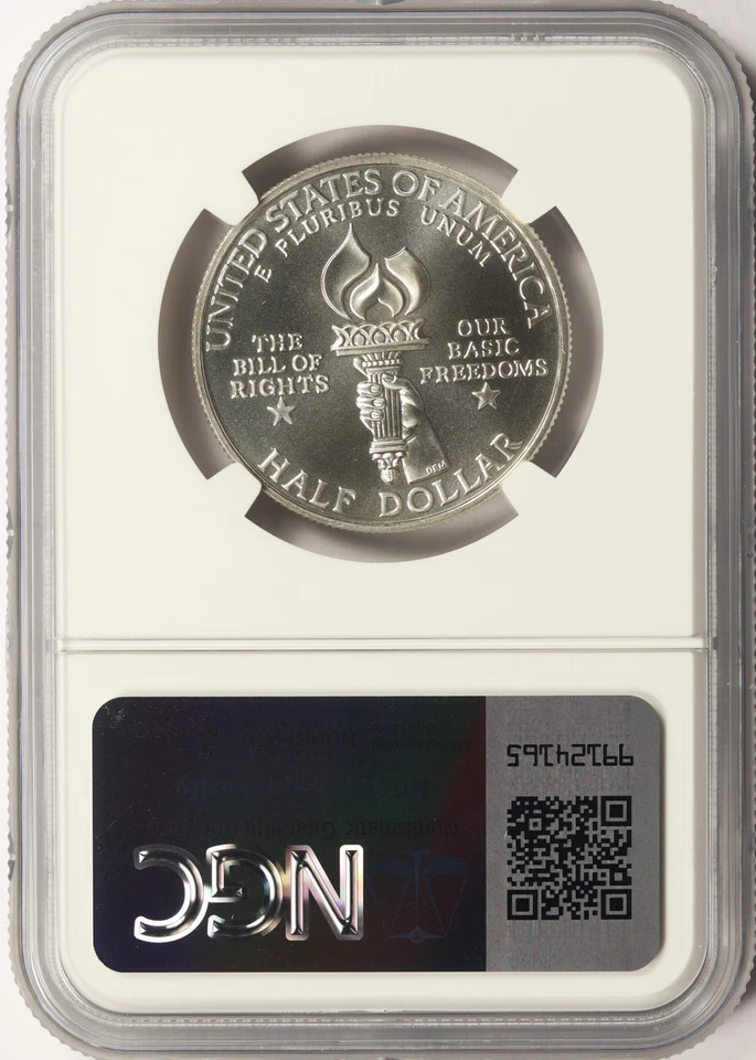 1993-W 50c James Madison Commemorative Half Dollar NGC MS70 - Image 2 of 4