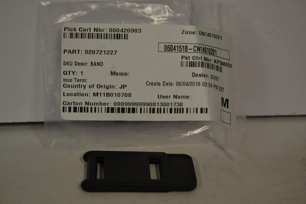 OEM Kawasaki Band Rear fender 92072-1227 Bayou 220 / 250 1988-2011