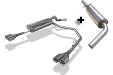 FOX Duplex Komplettanlage ab Kat.VW Golf 4 Variant 1.4l-2.3l 1.9l TDI je 2x76mm