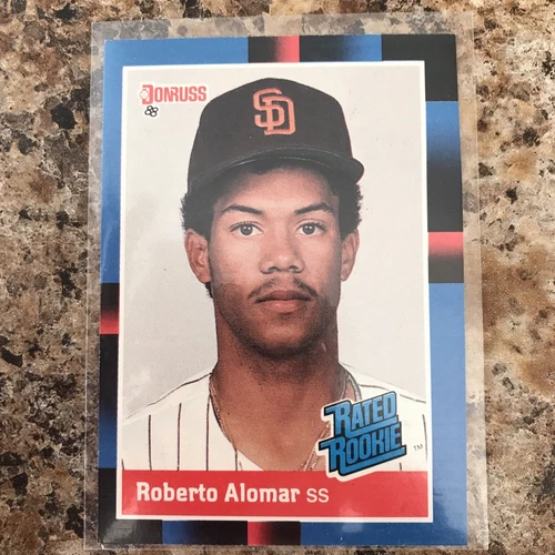 1988 Donruss Roberto Alomar #34 RC - Rated Rookie HOF mint 