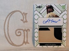 Aiden Harris, Virginia, 2023 Leaf Perfect Game Emerald Patch Auto #'d/10🇬