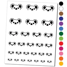 Peeking Koala Temporary Tattoo Water Resistant Set