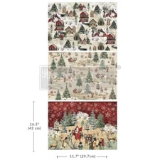 ReDesign with Prima A3 Decoupage Fiber Pack - Whimsical Woodland
