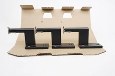 New 3 Pack B01B Promenaid System Handrail Bracket Satin Black Powder-Coat Finish