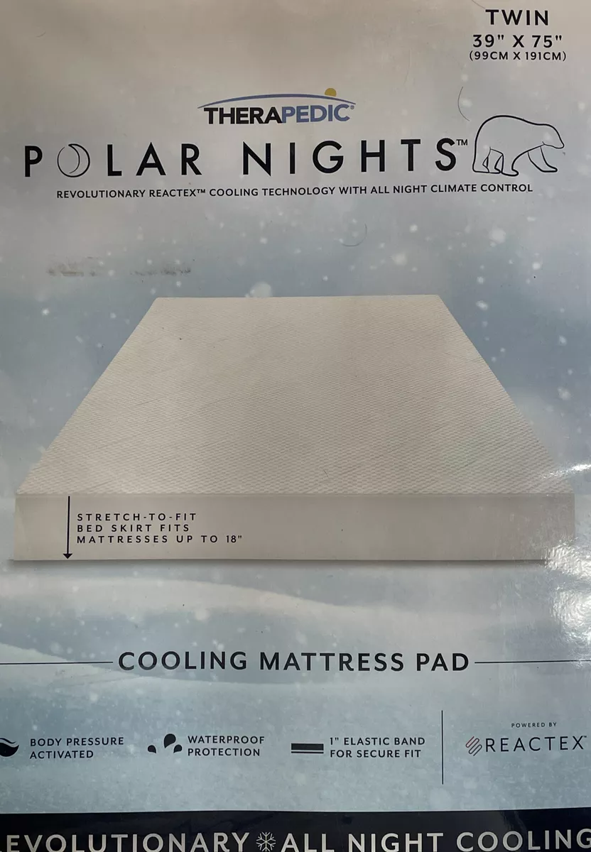 Therapedic Polar Nights Cooling Twin Mattress Pad