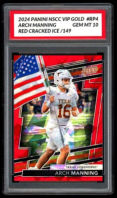 アンス ファティ Panini Chronicles ジャージナンバー 激レア！ Graded 10 ARCH MANNING RC Panini National RP4 VIP GOLD PACK Red