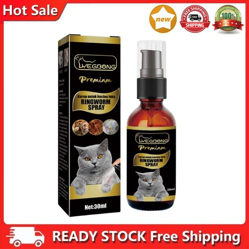 30ML Topical Antipruritic Spray Professional Ringworm Treatment Cat Supplies UK