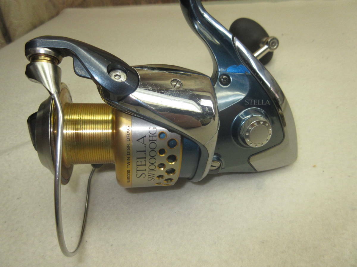 Shimano 01 Stella Sw 10000Hg Spinning Reel Used Free Shimano 01 Stella Sw 10000Hg Spinning Reel Used Free