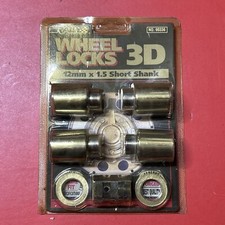 Rally No. 90336 Wheel Locks 12mm X 1.5 Short Shank 3d 4-set Rally No. 90336 Wheel Locks 12mm X 1.5 Short Shank 3d 4-set