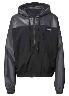 REEBOK Hoodie Tracksuit Jacket Womens 20 - 32 Zip Up Fitness Gym Top