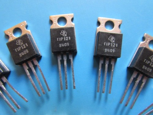 TIP121 Texas Instruments NPN Darlington Silicon Power Transistor, 80V, 5A, 2pcs - Picture 3 of 4