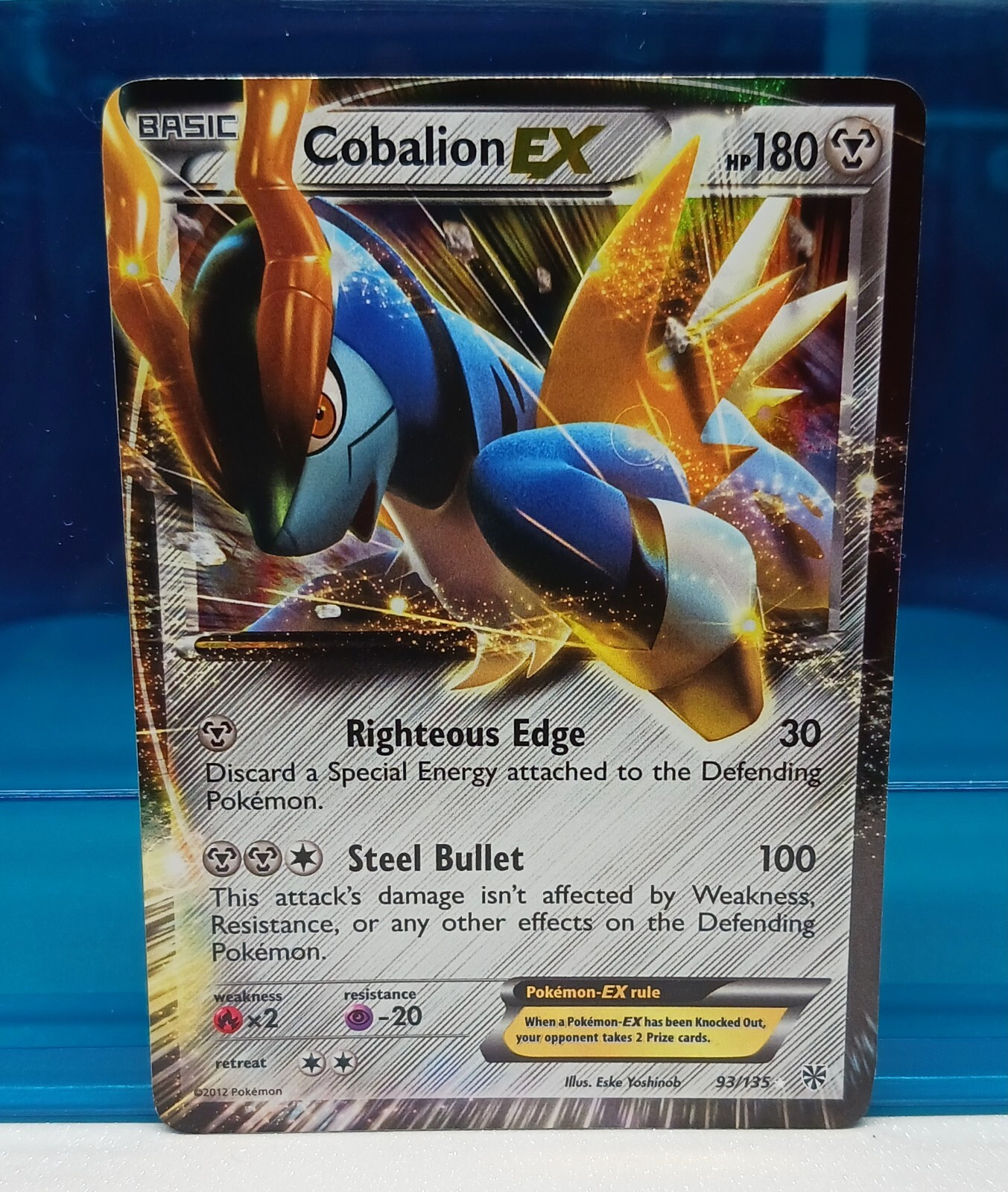 Pokémon Cobalion EX 93/135 BW Plasma Storm LP
