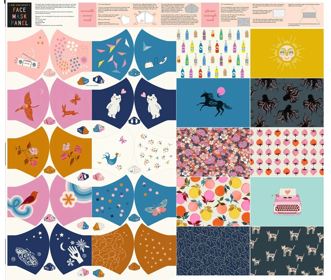 Moda Accessories-Bags/Purses Craft Fabric Panels