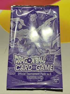 Dragon Ball Super Card Game Official Tournament Pack Vol. 5 | eBay