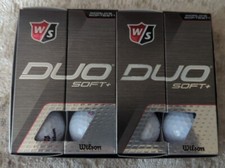 Wilson Staff Duo Soft Golf Balls - 4 Packs 12 Golf Balls total  Opened Box