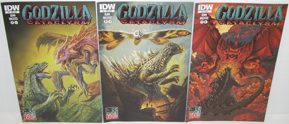 IDW Comics GODZILLA: CATACLYSM 1-5 (of 5) Complete Mini