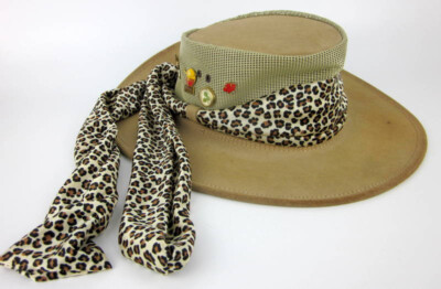 Jacaru Shady Lady Womens Outback Sun Hat Medium Leather  display picture 2
