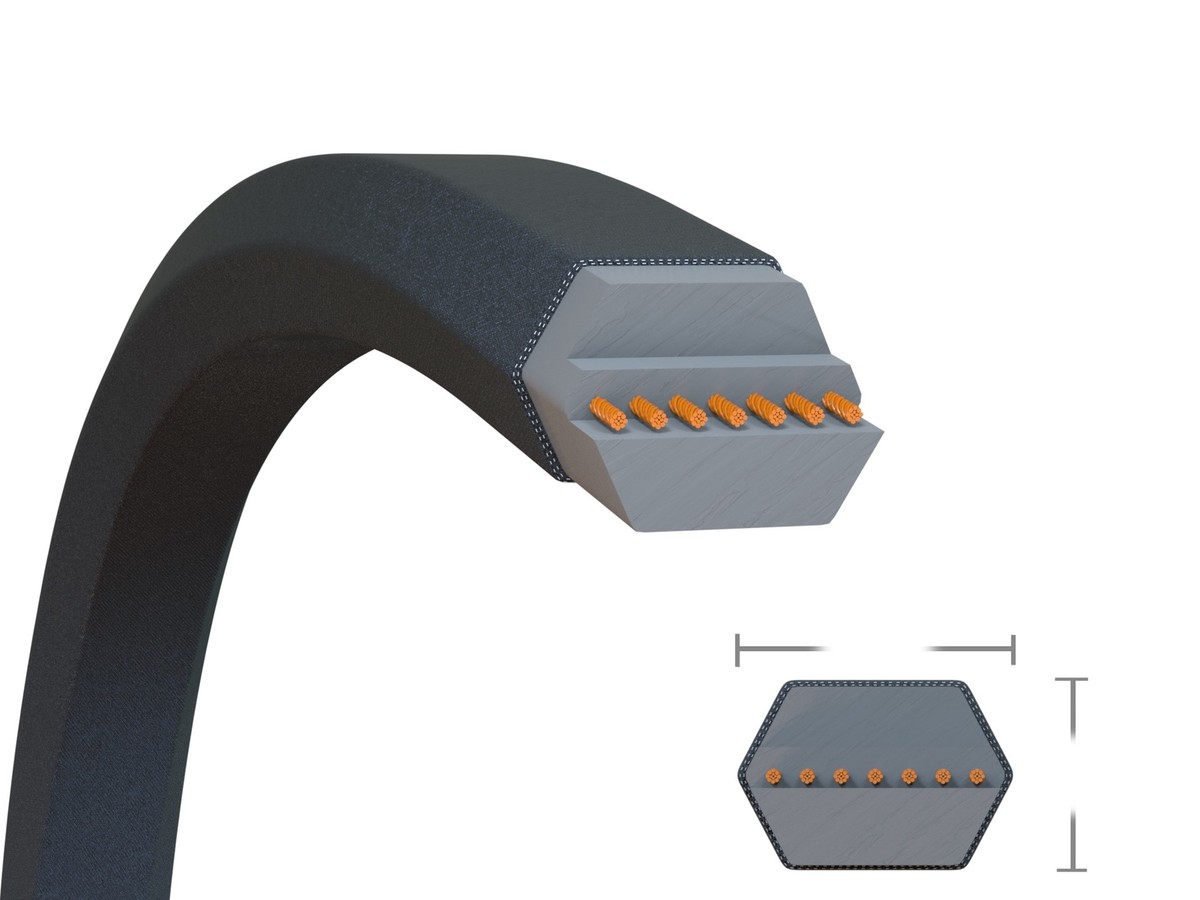 Cinghia Trapezoidale MTD 754-04249 Trasmissione Tosaerba Div. Modelli