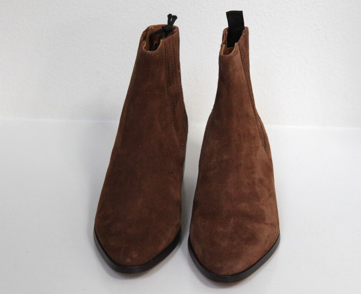【関税込み】rag & bone ブラウン Rover アンクルブーツ sz 8.5 / 39 Rag & Bone Icons Rover Chelsea Brown Suede Pull