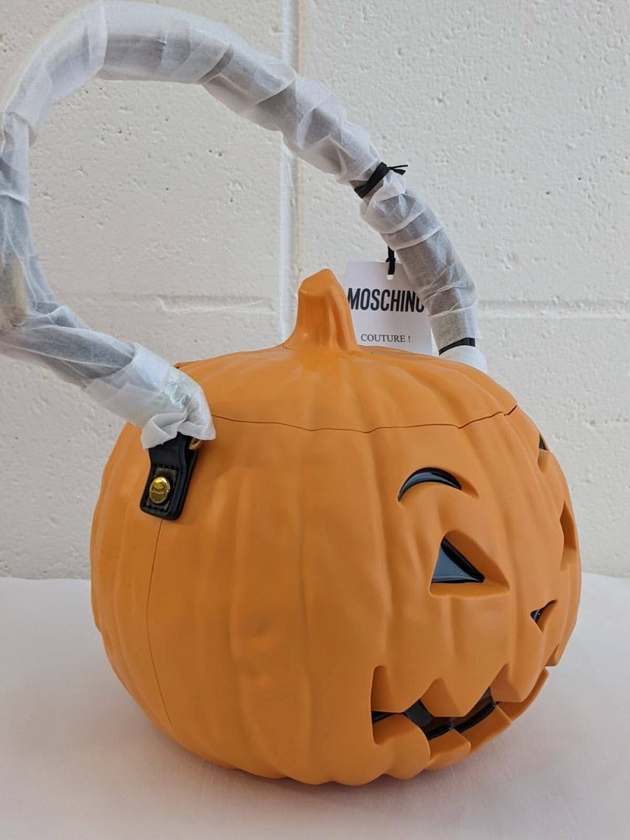Moschino ハントハック 🎃 SS20 Moschino Couture Jeremy Scott PUMPKIN TOP HANDLE