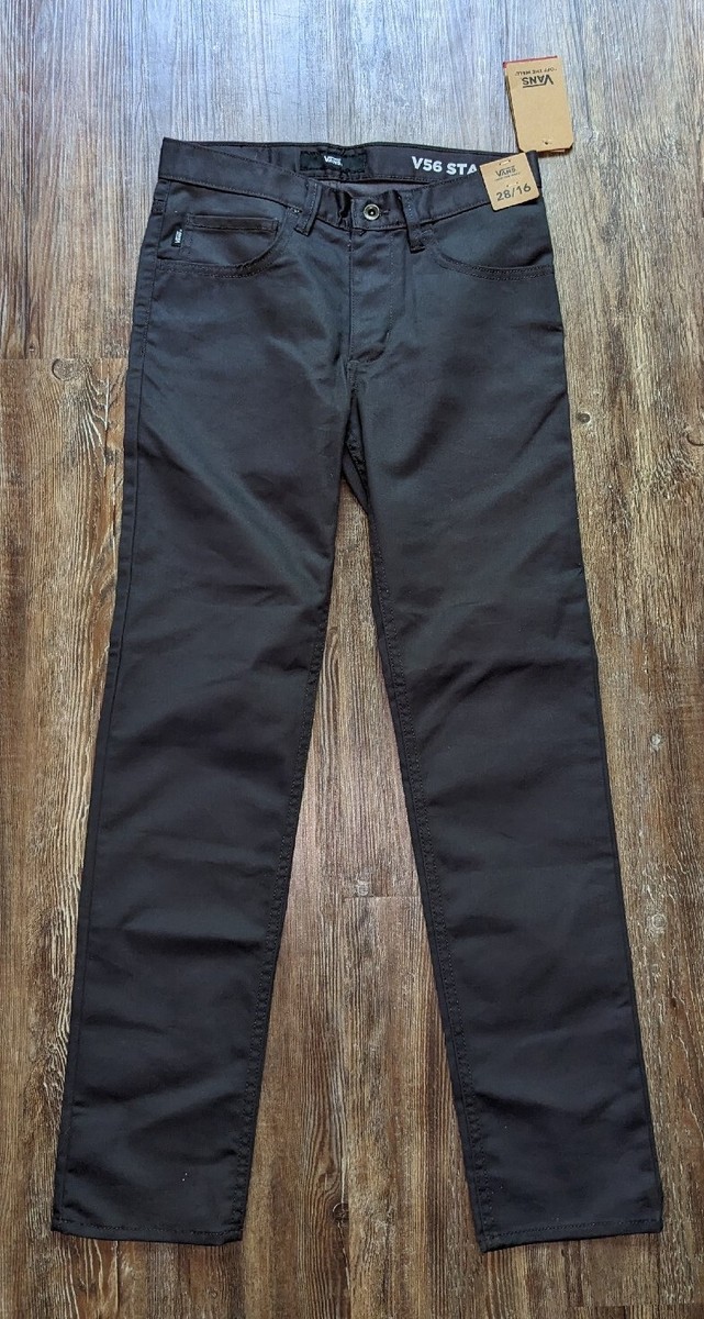 NWT Vans V56 Standard AV Covina II grey denim jeans boys size 16