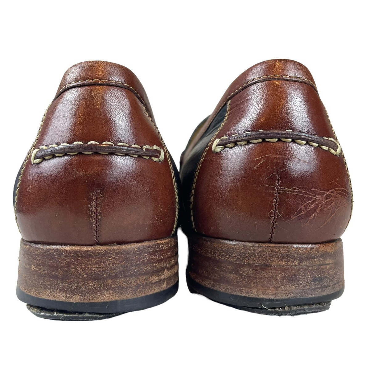 Johnston Murphy Hawkins Mens Loafer 11.5 M Brown Sheepskin Leather Shoes 20-4470 Johnston & Murphy Hawkins Venetian Slip-On Loafers Size 10.5  main image 3