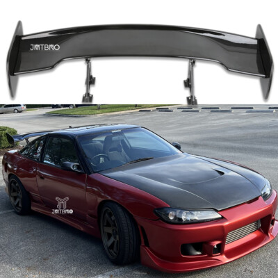 57''Rear Truck Spoiler GT Style Tail Racing Wing For Nissan 240SX 1989-1998 Black