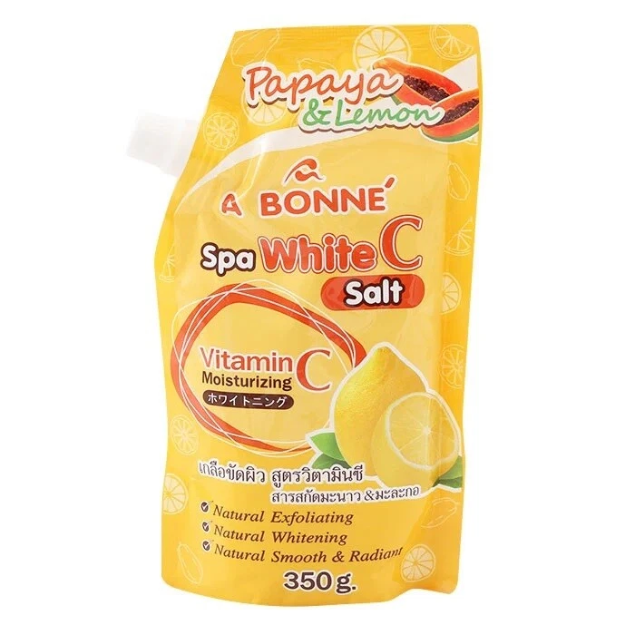 5 x A BONNE' Spa White C Salt Vitamin C Moisturizing Smooth Baby Skin Scrub 350g - Image 3 of 4