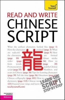 Read and Write Chinese Script: A Teach Yourself Guide (TY: Language  - GOOD