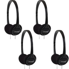 4 Count Koss KPH7 Lightweight On Ear Portable Headphones