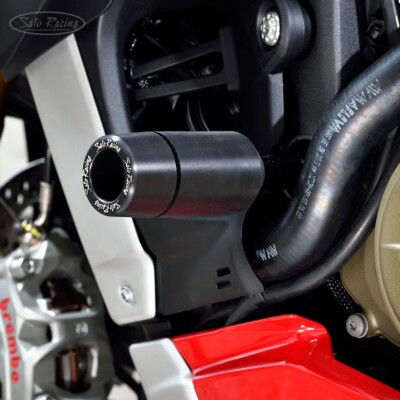 SATO RACING Ducati Streetfighter V4/S 2020-2023 Frame Sliders  [D-SFV4FS-BK]