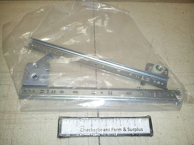 NOS Replacement Extension Drawer Slides 75lbs. 12'' Closed 1300PZC12 1300DL Steel