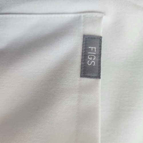 Figs Catarina One-Pocket Scrub Top Optic White V Neck Womens Size M - Picture 6 of 7