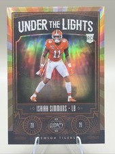 2020 Panini Legacy Under the Lights Isaiah Simmons #UL-IS Bronze /100 (RC)