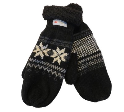 Fäustling Handschuh  mit Norweger Muster Thinsulate für Damen Handschuh