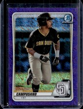 2020 Bowman Chrome Luis Campusano Prospects Purple Shimmer Refractor #BCP-218